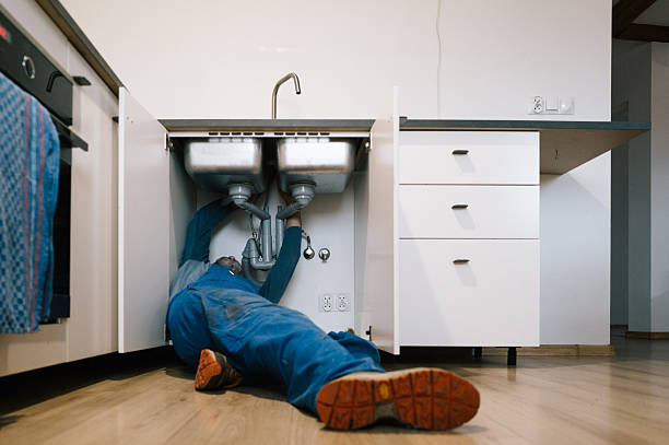 Professional Pipe Repair technician working in Jay, NY